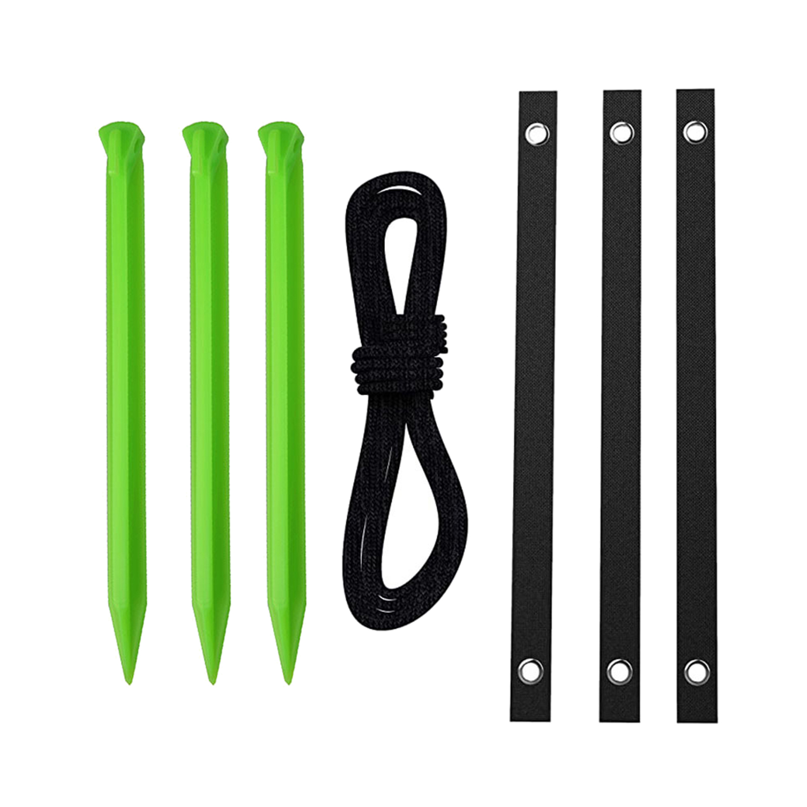 Tree Stake Set 3 Piece Anchor Kit Tree Leash Strong Rope for Young Trees Protect Your Investment with This Stake Kit