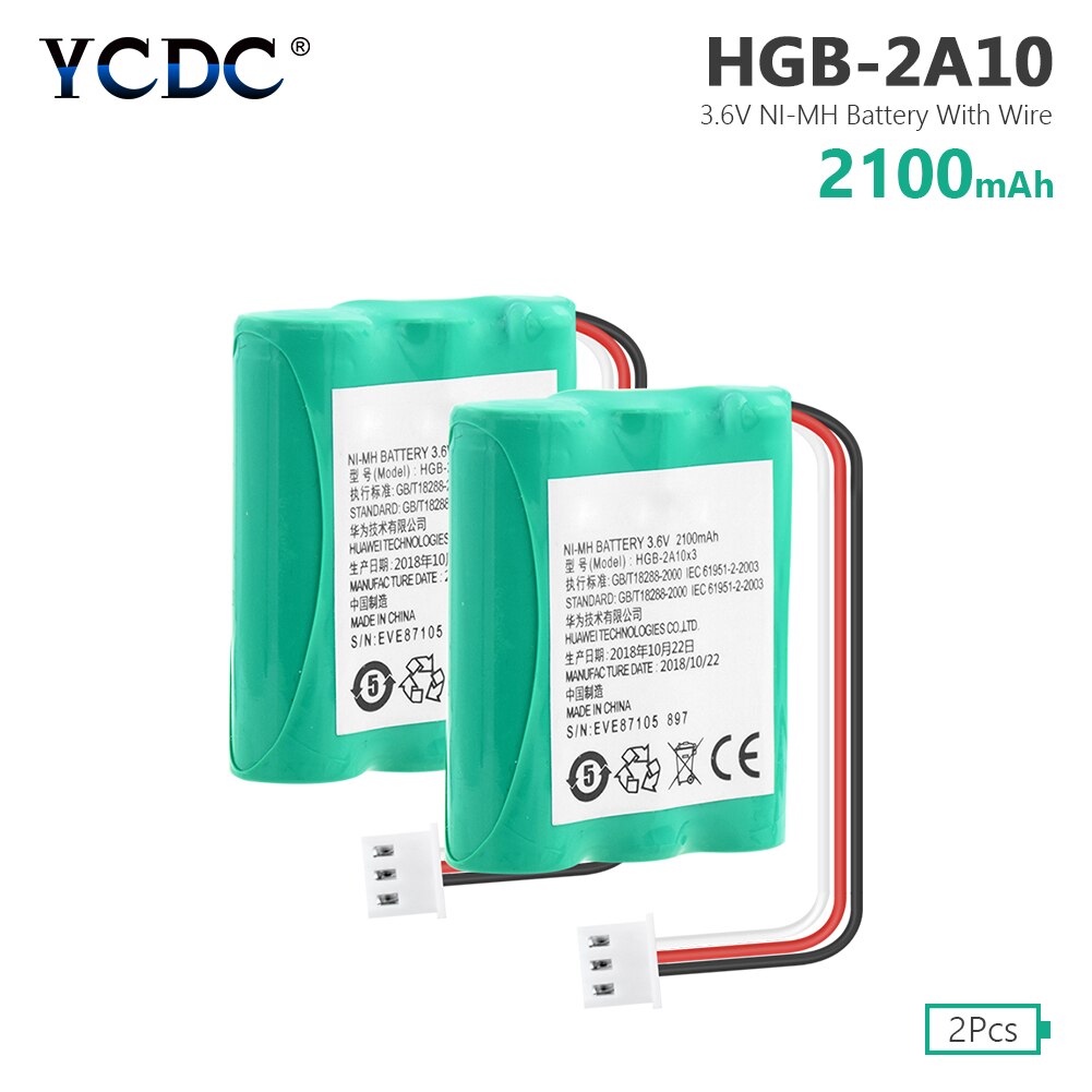 HGB-2A10x3 Battery HGB-15AAx3 Batteries For HUAWEI 5623 Fixed Wireless Phone ETS3125i E5172 ETS5623 2222+515H E5172s-515 Bateria: 2 Pieces