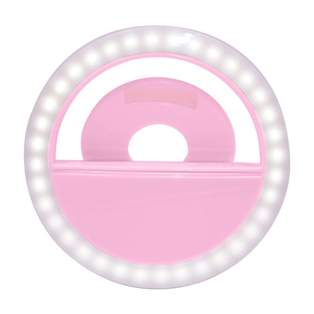 Universal- LED Selfie Ring Füllen Licht Dimmbare Handy, Mobiltelefon USB LED Ring Lampe Beleuchtung Leucht Ring Clip Für Alle Handys