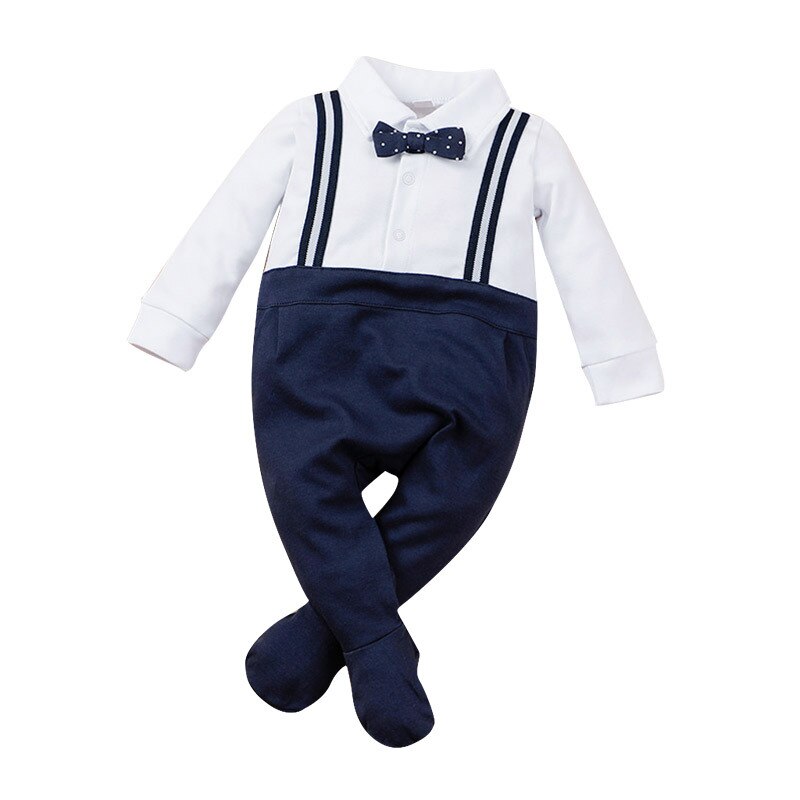 Carters Neugeborenen Baby Kleidung Geboren Jungen Gentleman kleid einteiliges schuhe lange ärmeln Strampler klettern kleidung