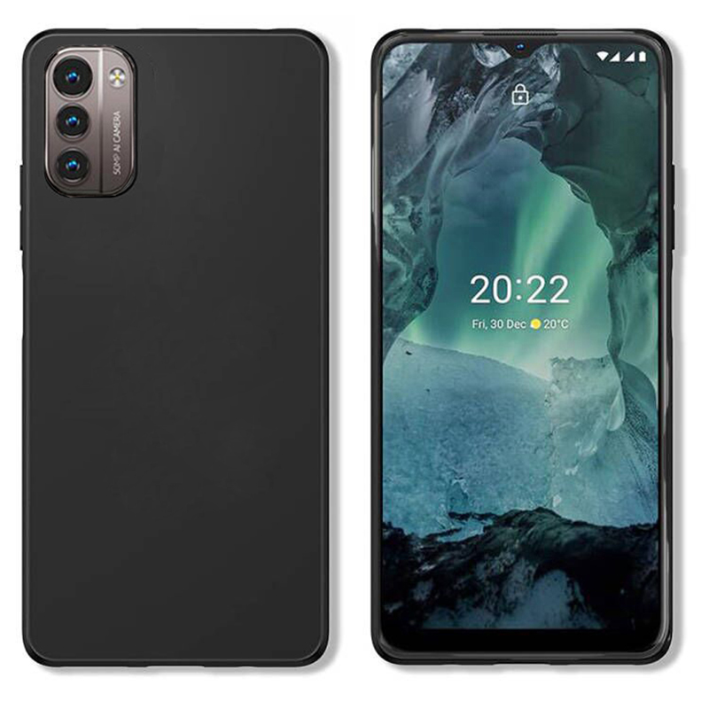 Schwarz matt Weicher TPU fallen Für Nokia G21 TA-1418 G11 TA-1401: Pro Nokia G21