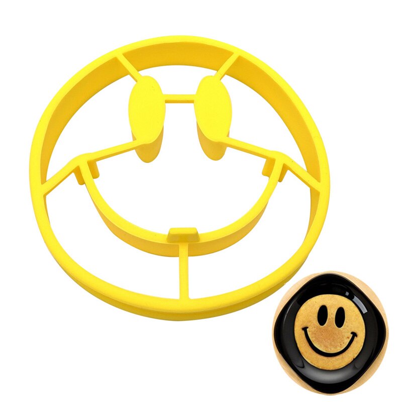 Funny Silicone Egg Rings Nonstick Omelette Egg Mold For DIY Breakfast Egg Fried Pancake Molds Rabbit Skull Kitchen Tools: Random Color