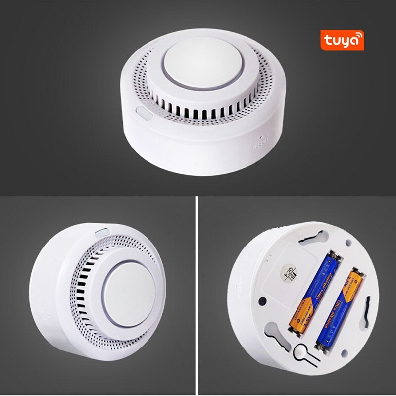 Unique Tuya WiFi Smoke Alarm Fire Protection Smoke Detector Smokehouse Combination Fire Alarm Home Security System Firefighters