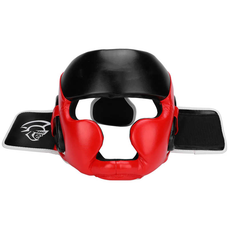 Children Boxing Helmet Kick Boxing Helmet Kid Boxing Head Guard Unisex PU Leather Boxing Helmet 30cm Below Head Circumference