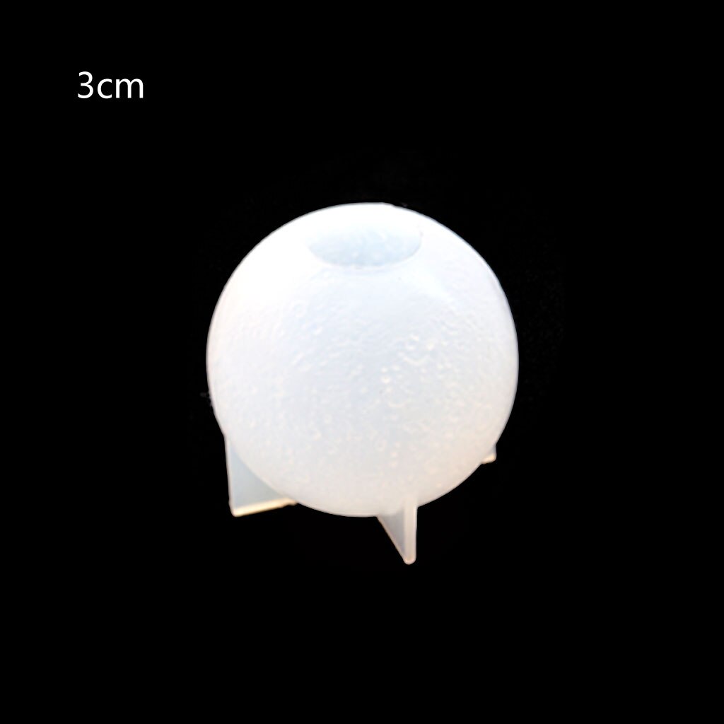 Globo de cielo con Luna, esfera cósmica, Bola de resina, molde colgante, Moldes de resina epoxi de silicona