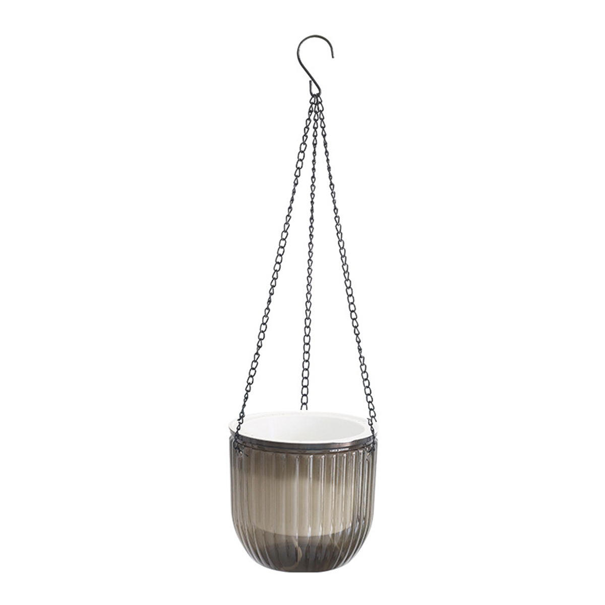 Plant Pot with Water Reservoir Hanging Self-watering Planter Self-watering Hanging Planters with Drainage Holes Stylish for Home: Default Title