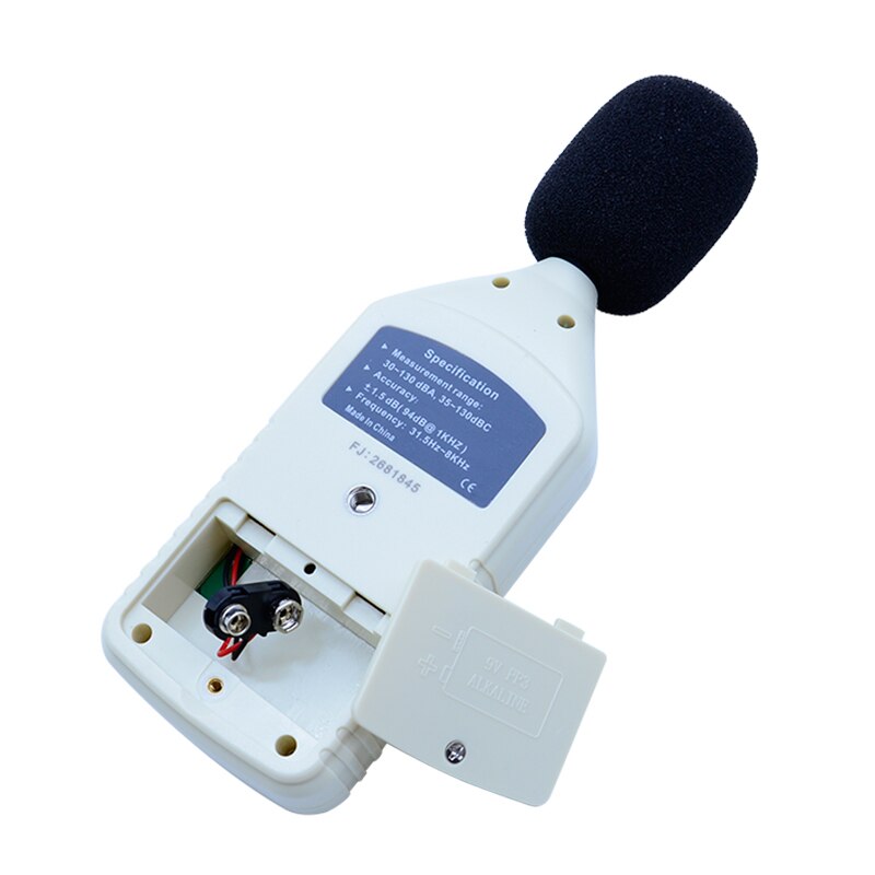 GM1358 30-130dB Digital sound level meter meters noise tester in decibels LCD A/C FAST/SLOW dB screen