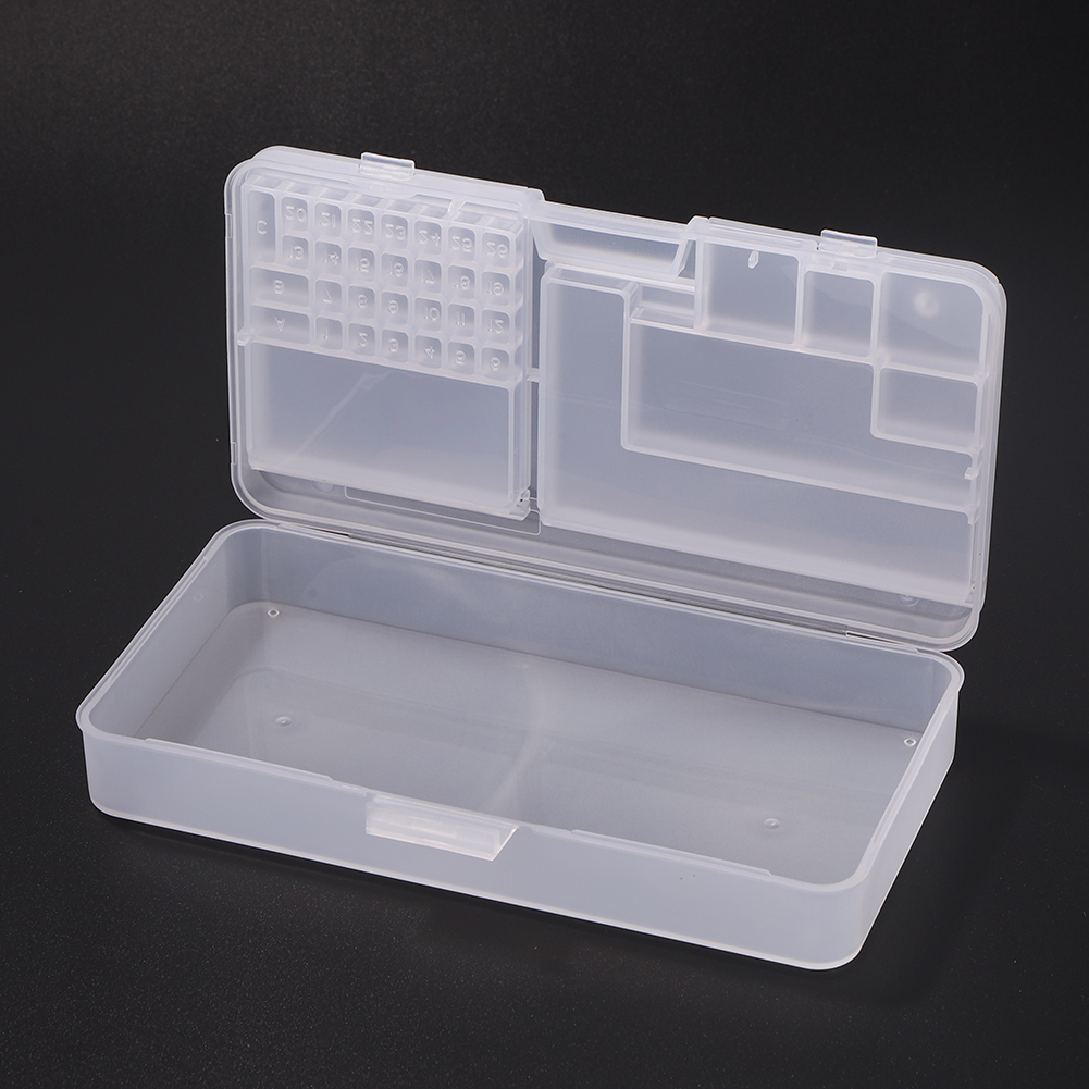 Boîte de rangement multifonction pour iPhone écran LCD, composants de puces IC, téléphone portable, outils de réparation, étui organisateur