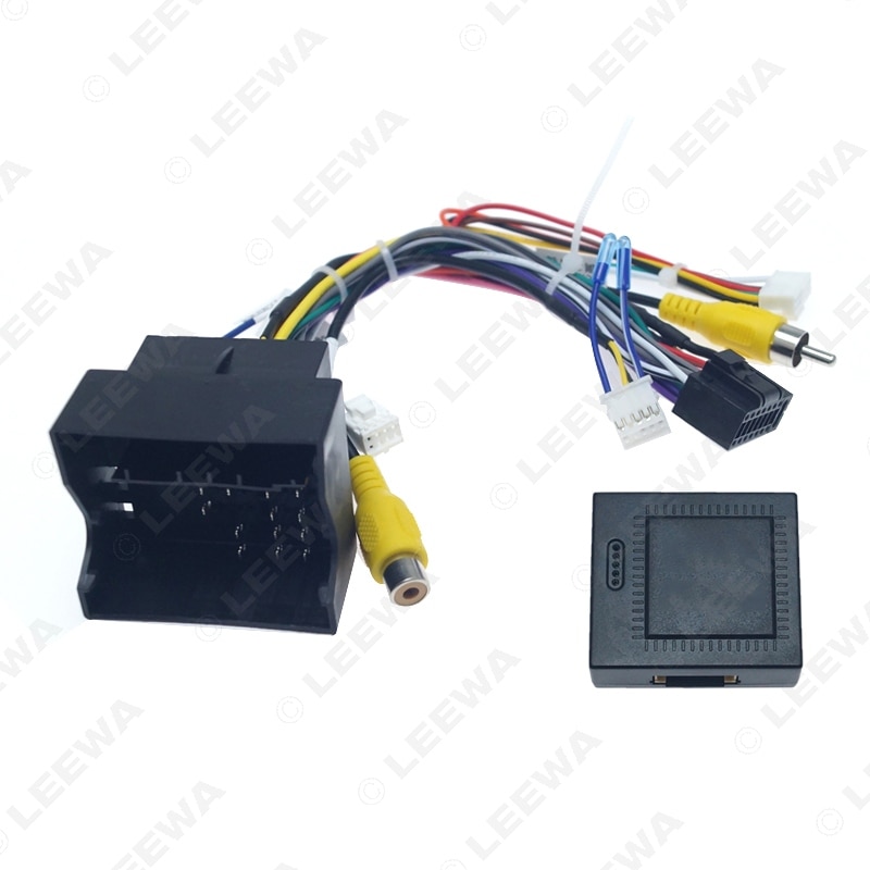 Leewa android bil mediaspiller navi radio canbus ledningsnett for volkswagen golf 5/6/ polo / passat / jetta / tiguan / touran / skoda