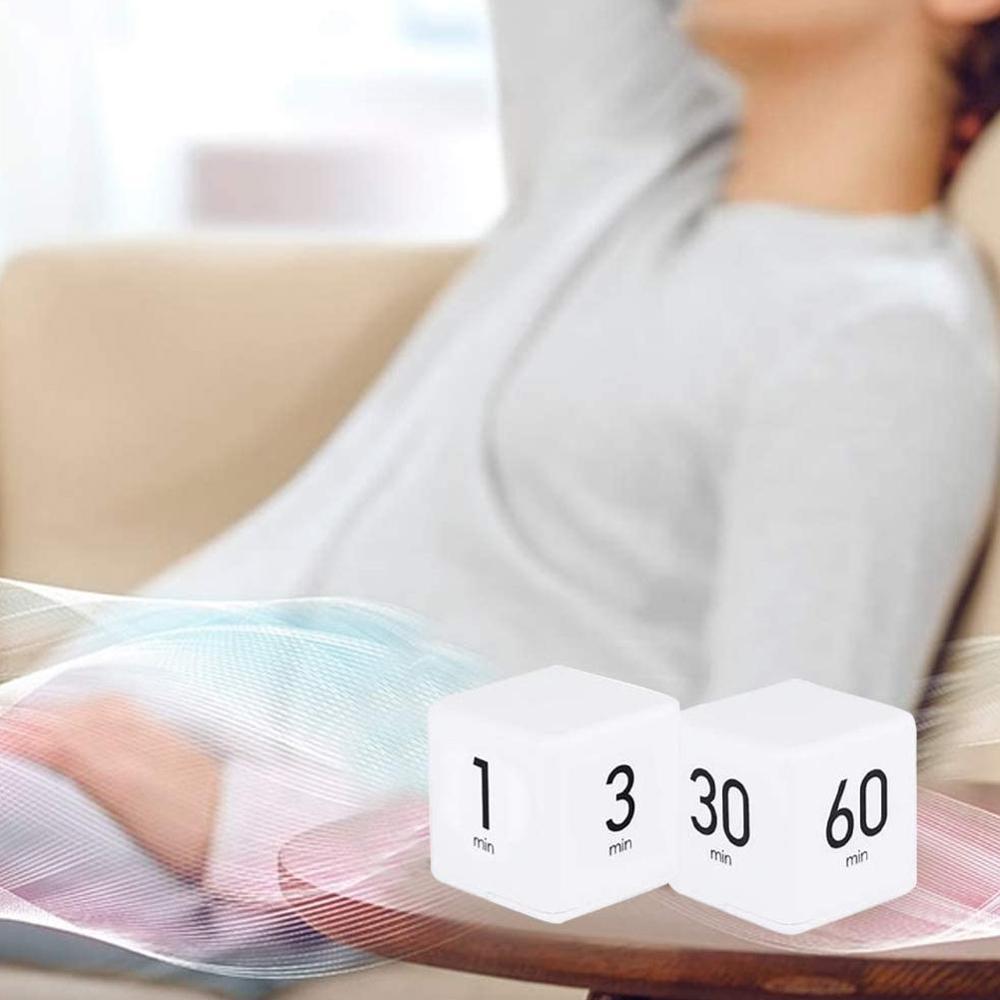1pcs Electronic Cubic Timer Countdown Kitchen Cube Tools Kitchen Cocina Time Stylish Mini Management Stopwatch X8K9