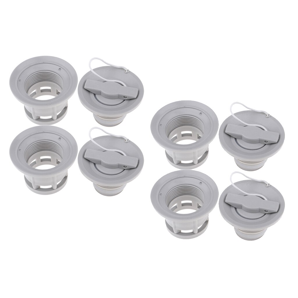 4 szt. 6 otworów kajak ponton śruba wpuszczana uszczelka zawór powietrza z nakrętką