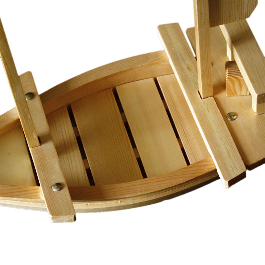 Japanse Houten Sushi Boot Plaat Dienblad Japan Sashimi Sushi Plaat Met Visnet Lade Voor Restaurant Of Thuis Decoratie
