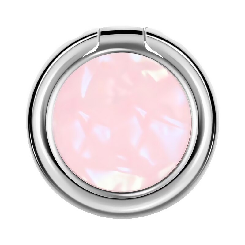 360 metall Hülse aufbringen telefon Ring Halterung Halfter Für iPhone XIAOMI Magnetische praktisch Ständer Universal- Tisch Ring Halfter: Rosa