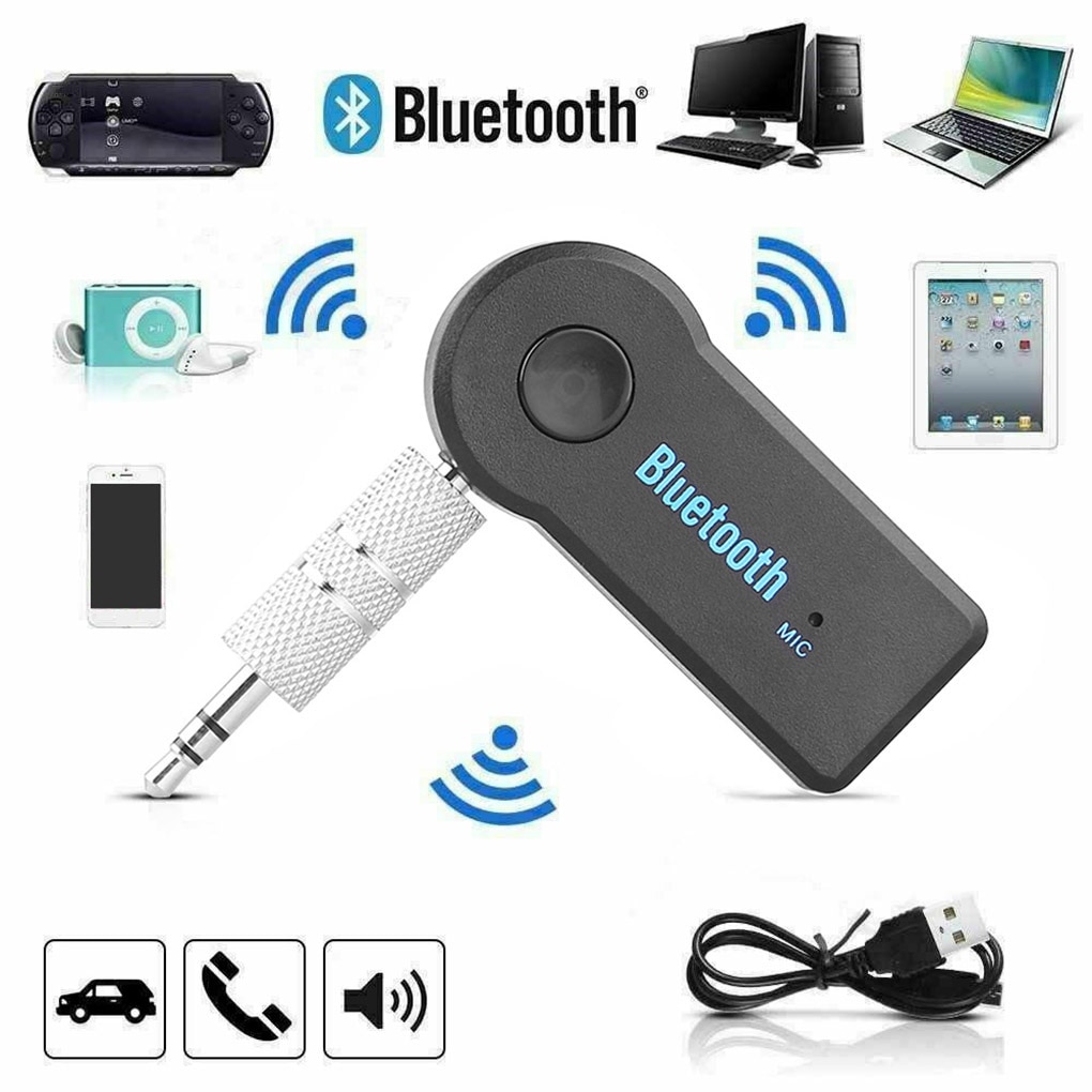 2 In 1 Draadloze Bluetooth 5.0 Ontvanger Zender Adapter 3.5Mm Jack Voor Auto Muziek Audio Aux Hoofdtelefoon Ontvanger Handsfree