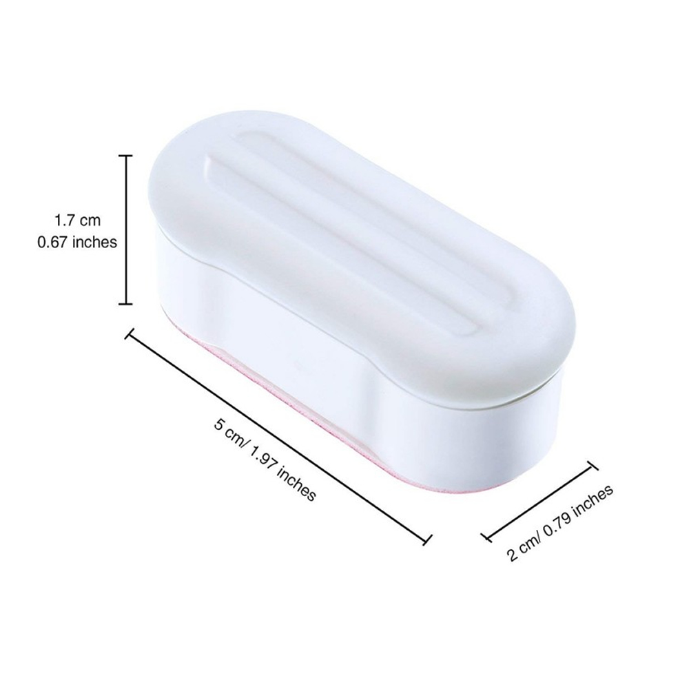 4 Pieces Universal Toilet Seat Bumper Protection Pads Bathroom Accessories Replacement Bumpers With Strong Self-Adhesive