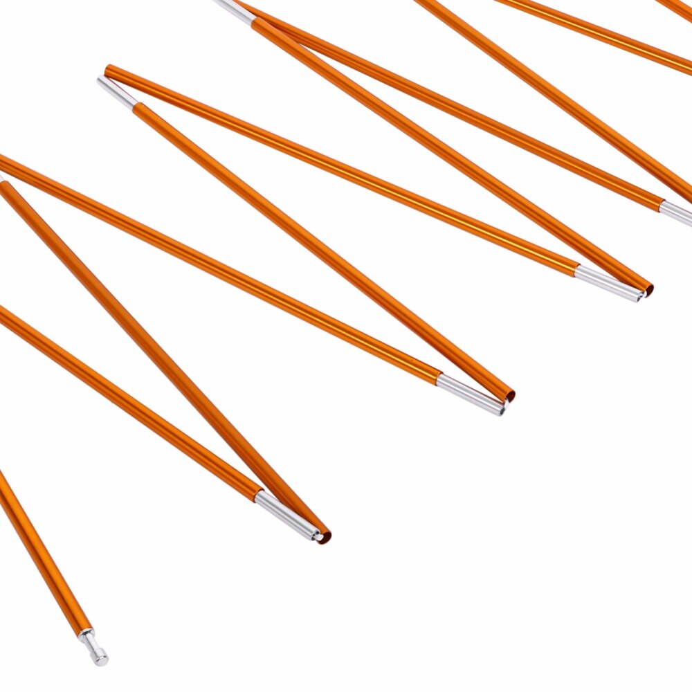 2Pcs Outdoor Tent Rod 3.6M 8.5mm 2-3 Person Camping Tent Pole Aluminium Alloy Tent Building Support Rod Pole Bar Accessories