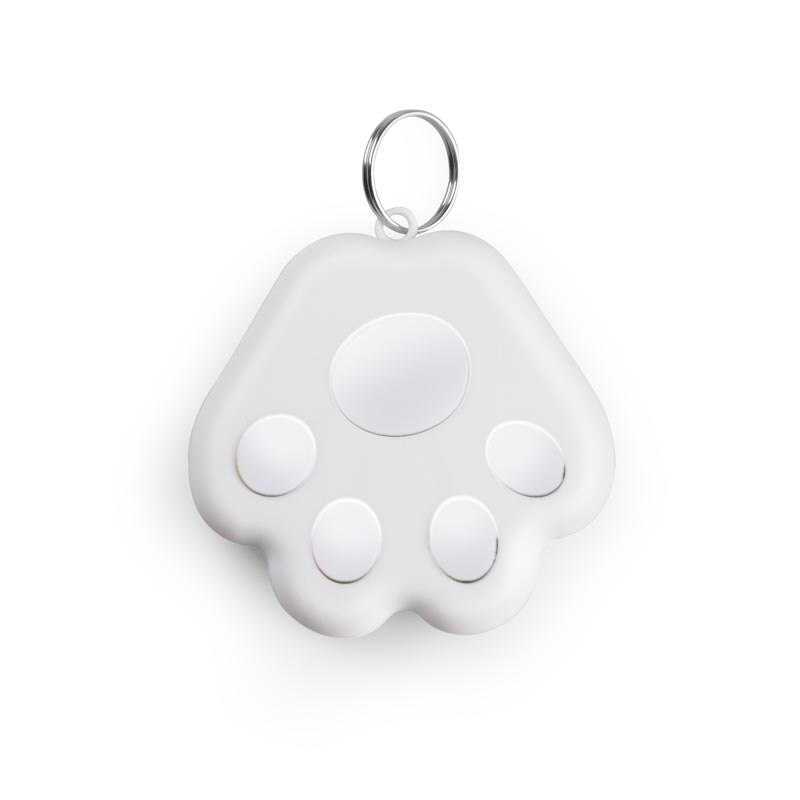 Mini traqueur intelligent Anti-perte Bluetooth détecteur intelligent pour enfants téléphones clés enfants Anti perte alarme étiquette intelligente localisateur de clé: White
