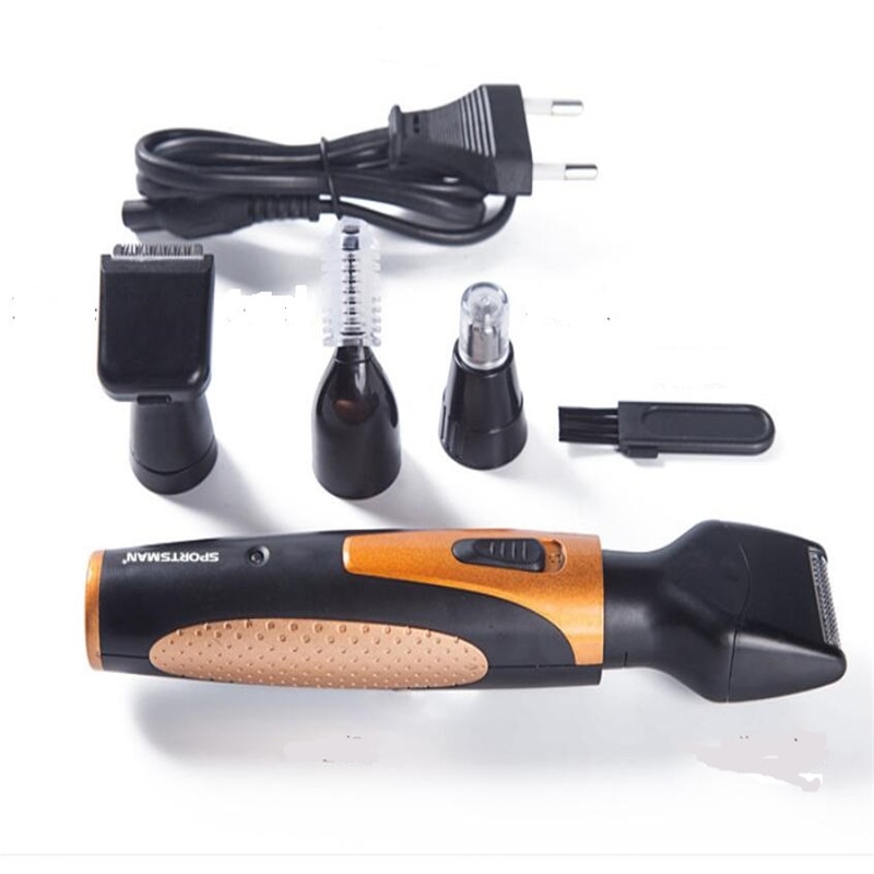 4 in 1 man grooming kit mini portable electric shaver razor beard trimmer styling nose shave cuting sideburn hair clipper cutter