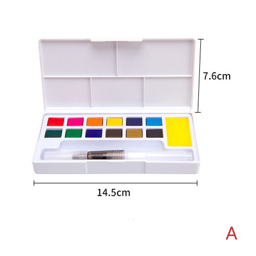 Solid Watercolor Paint Set Paints Watercolor Water... – Vicedeal