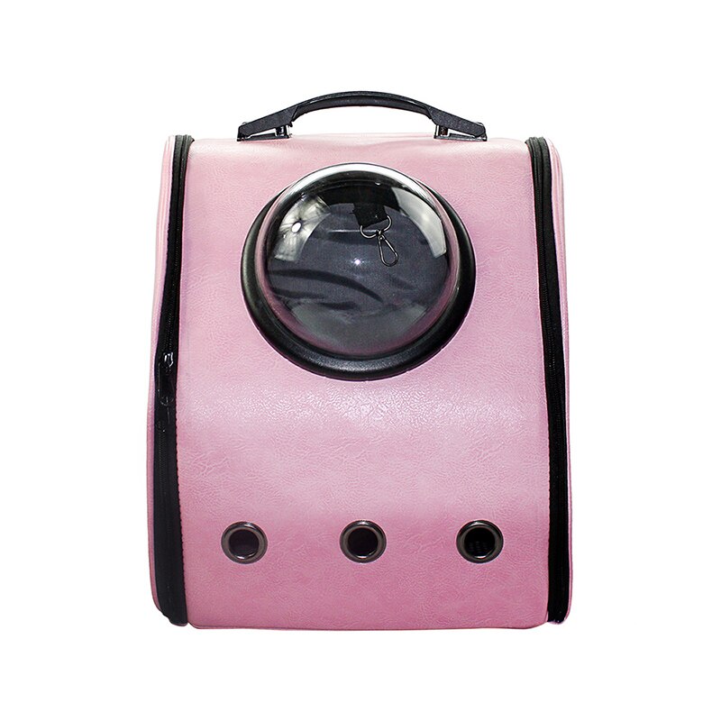Mascarillas transpirables para Gatos, Transportín para Gatos, Mochila, coche/restaurante: Rosa