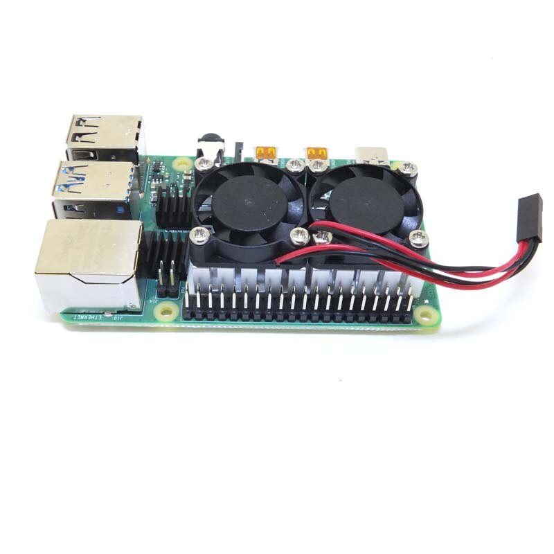 Raspberry  pi 4b dual fan koelsysteemmodule met koellichaam voor raspberry  pi 4b