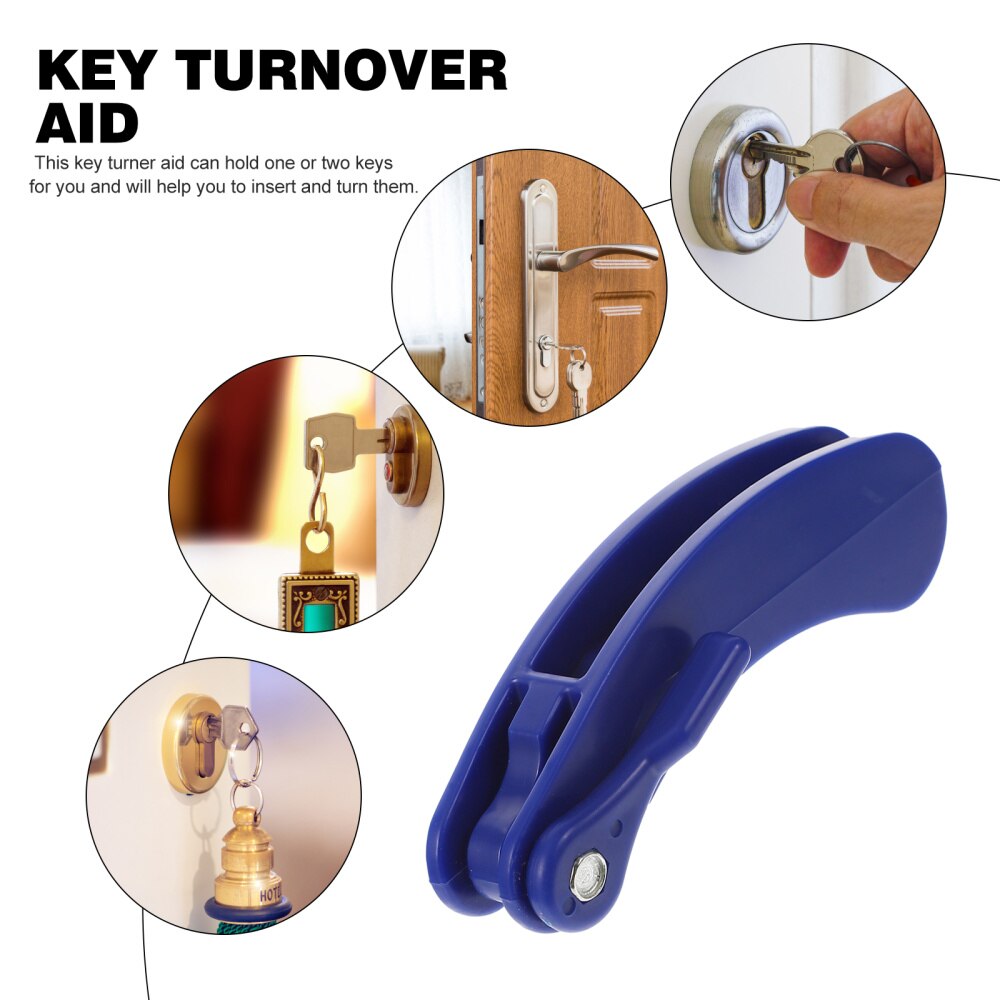 Easy Key Turner Mobility Arthritis Tool for Holding Inserting and Turning Keys