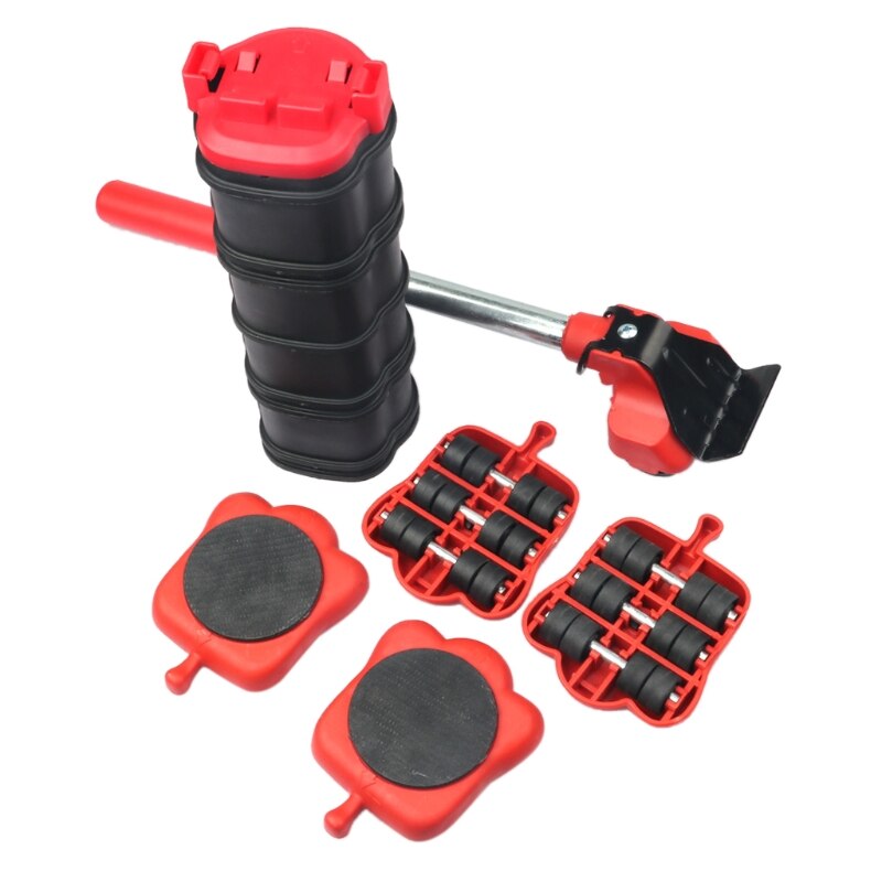 Heavy Duty Furniture Lifter 4 Appliance Roller Sliders with 660 lbs Load Capacity Wheels Adjustable Height Lifting Tool