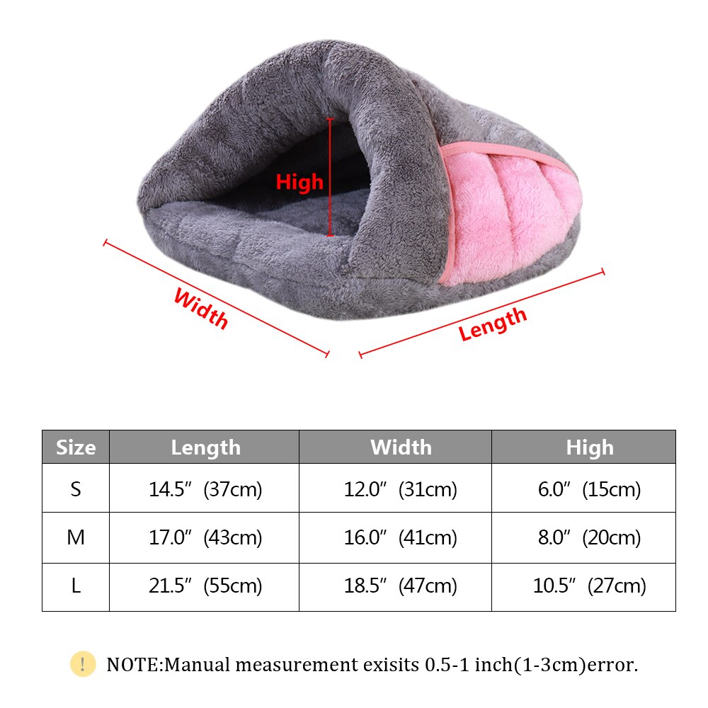 Lit pour animaux domestiques, niche d&#39;hiver pour chiens et chats, tapis de coussin, panier d&#39;intérieur, niche, produits pour chats