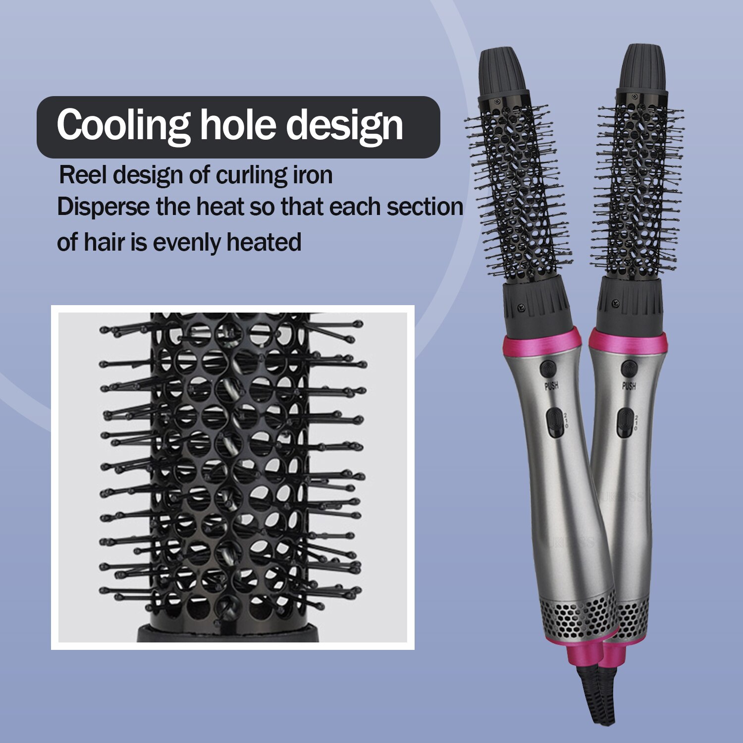 One Step – sèche-cheveux électrique 5 en 1, avec brosse, lisseur, bigoudi