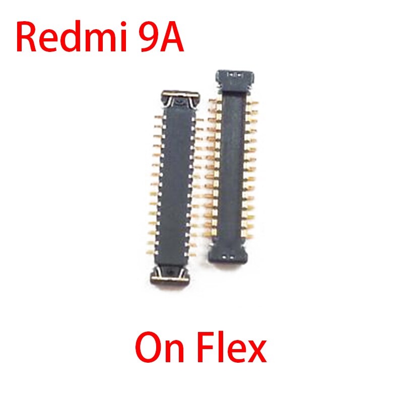 2Stck 40Stift LCD Anzeige Bildschirm FPC Verbinder ein Bord Für Xiaomi Redmi 9A 9 9C USB Ladegerät Ladung Hafen auf biegen Kabel 30 60 Stift