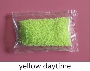 10g Lichtgevende Zand Glow In The Dark Top Party DIY Heldere Verf Star Wens Fles Fluorescerende Deeltjes Speelgoed: Yellow daytime
