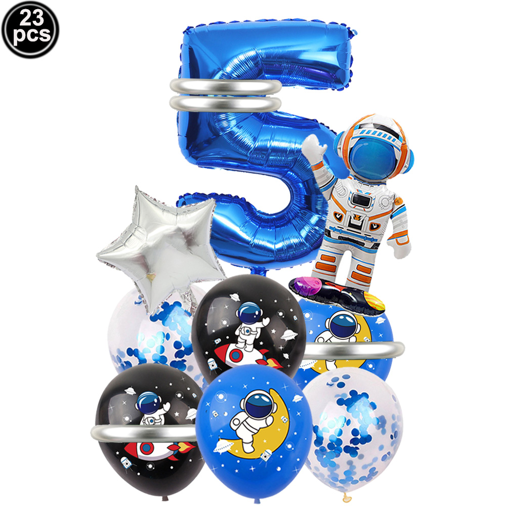 Ruimte Astronaut Verjaardag Wegwerp Servies Space Universe Borden Kopjes Servetten Banner Jongens Planeet Ruimte Thema Feestdecoratie