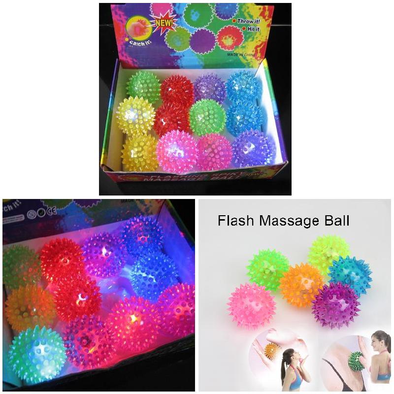 Knipperlicht Up Spikey Hoge Stuiterende Ballen Novelty Sensory Egel Bal NSV775