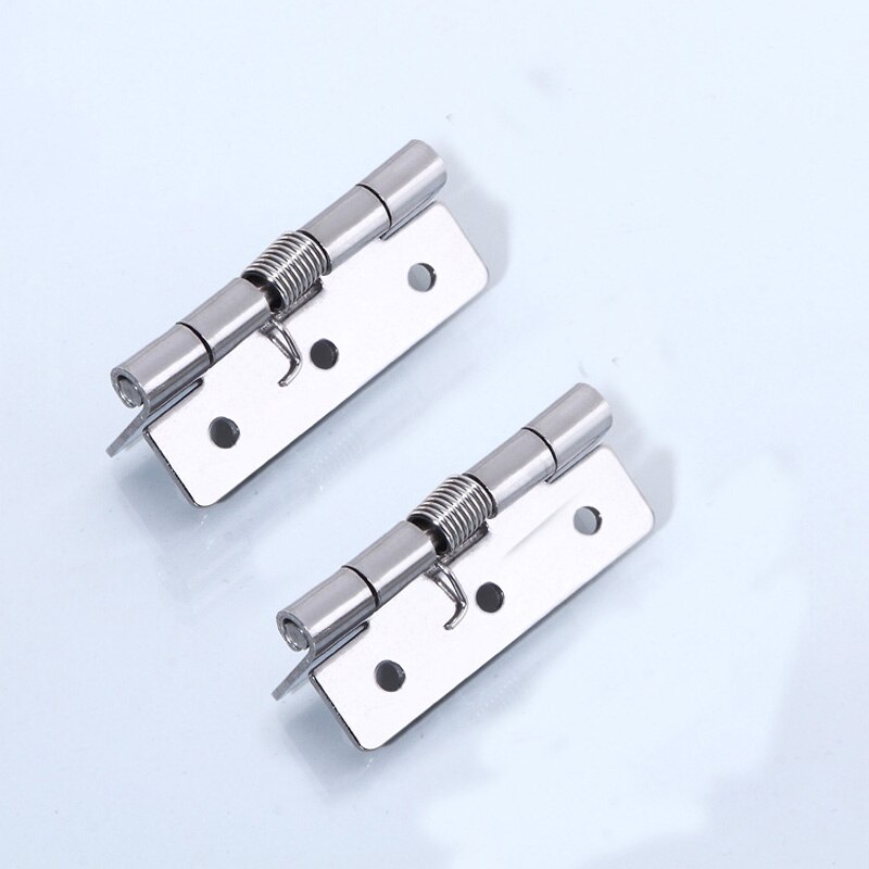 304 Stainless Steel Automatic Folding 2.5 Inch Torsion Spring Hinge