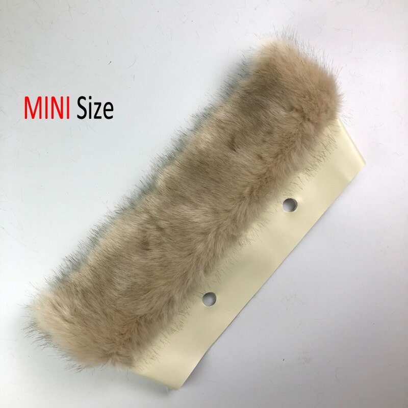 Fur Plush Trim for obag handbag Thermal Plush Decoration Fit for O bag Silicone bag Accessories women's handbags: Mini Type 1