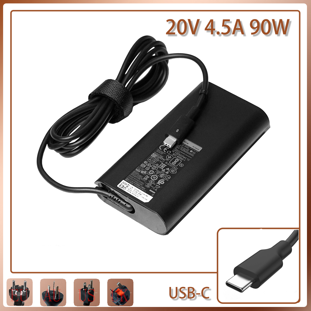20V 4.5A 90W USB Type C Power Ac Adapter Charger Laptop for dell 5280 5480 5580 LA90PM170 TDK33 0TDK33 Laptop Charger