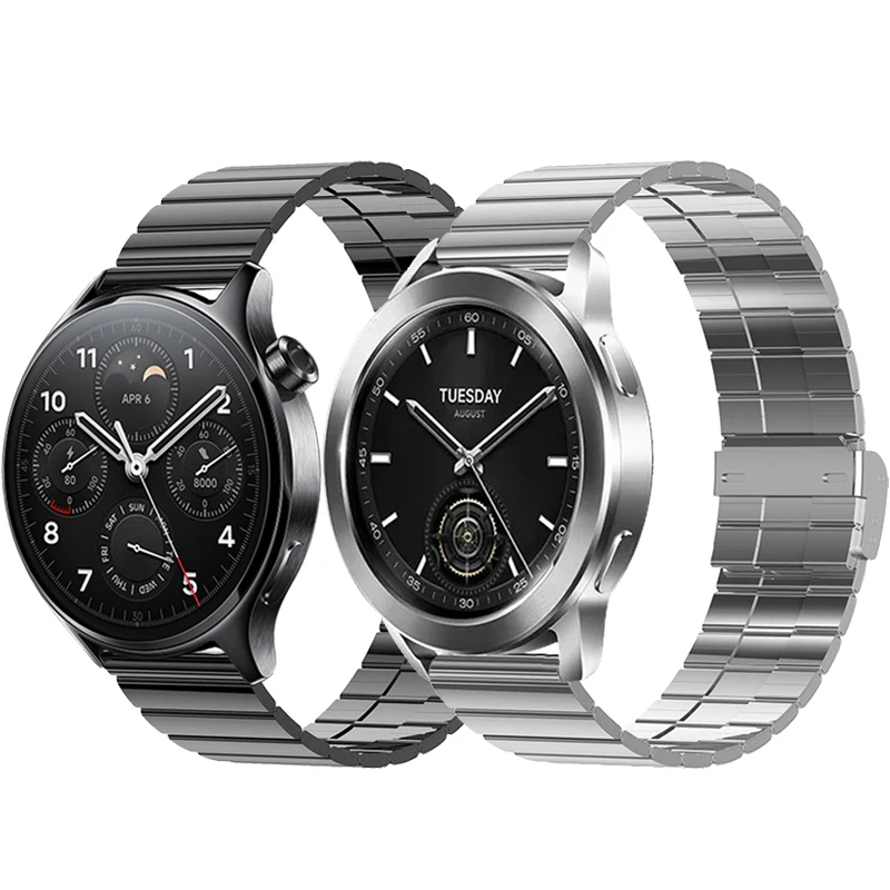 Rostfritt stålarmband för xiaomi watch  s3 klockarmband för xiaomi watch  s2 42mm/46mm armband för xiaomi watch  s1 active metallarmband