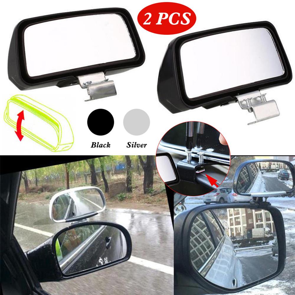 Car Mirrors Blind Wide Angle Spot Side Mirror Blind Spot Auto Rearview Mirror Rear View Mirror Parking Rimless Mirrors