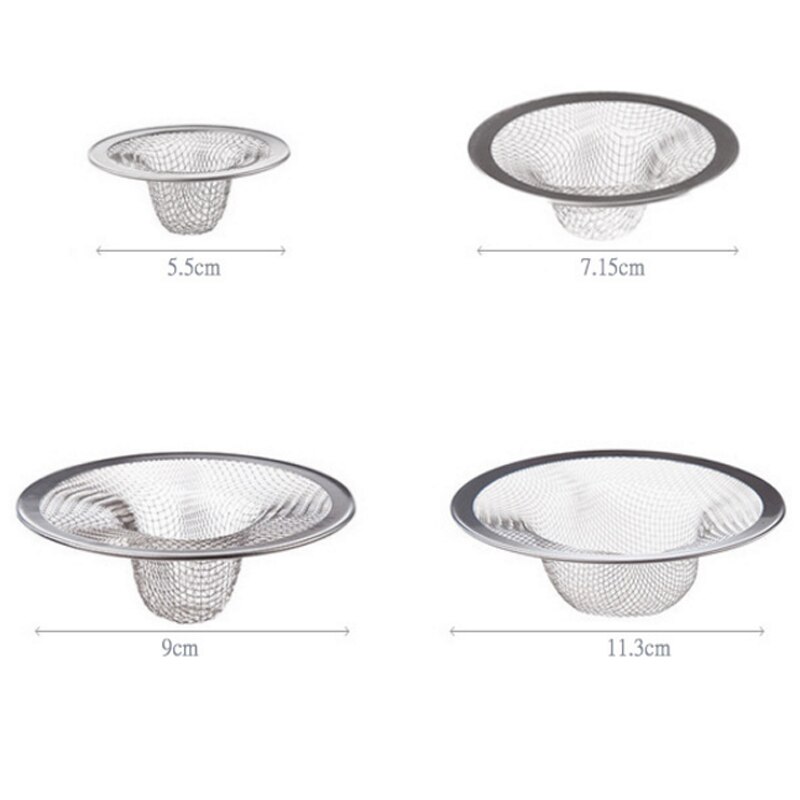 Keuken Badkamer Gootsteenzeefje Rvs Afvoer Hair Stopper Afvalmakelaar Plug Wastafel Bad Plug Hole Waste Filter