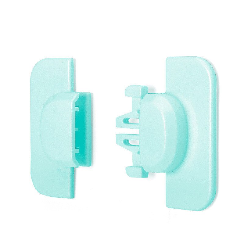 1 Pcs Hause Kühlschrank Schloss Kühlschrank Mit Gefrierfach Tür Fangen Lock Kleinkind Kinder Kind Schrank Sicherheits Schloss für Baby Sicherheit Kind schloss: Blau