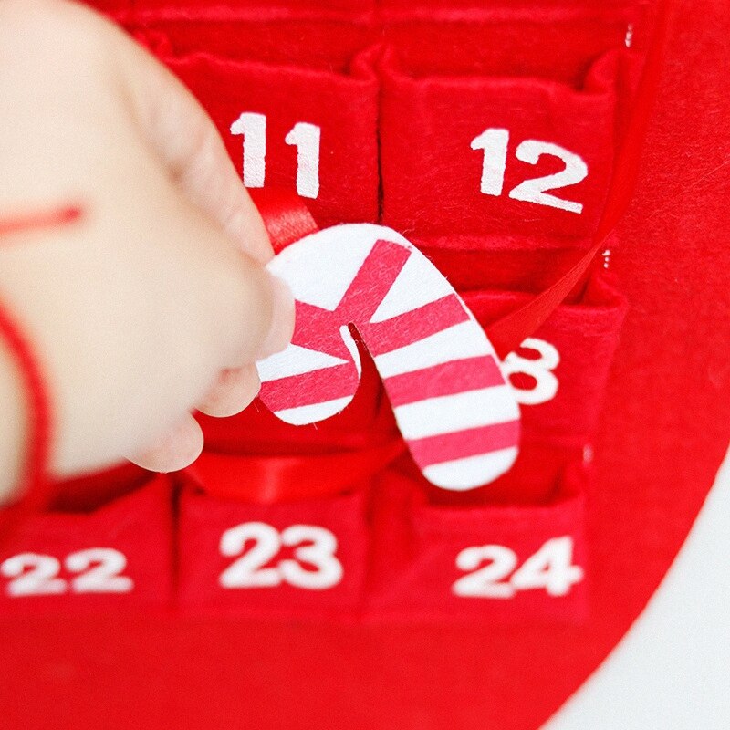 Glædelig jul indretning til hjemmet julemand snemand vægkalender