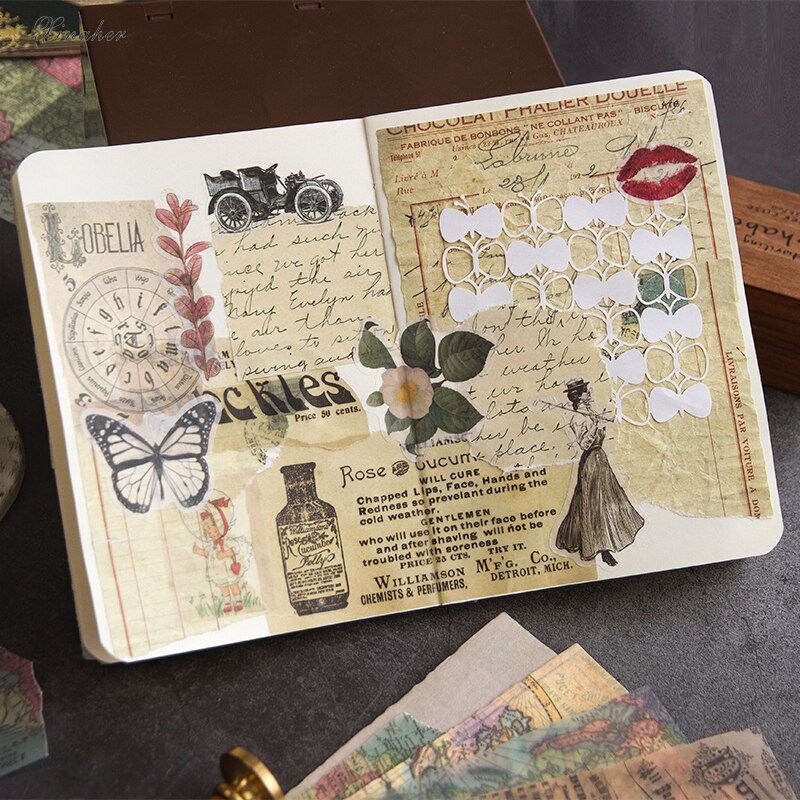 10 sztuk/zestaw średniowieczny wiersz serii papierowy materiał graty dziennik planista Scrapbooking dekoracja w stylu klasyczny DIY rękodzieło dokument informacyjny