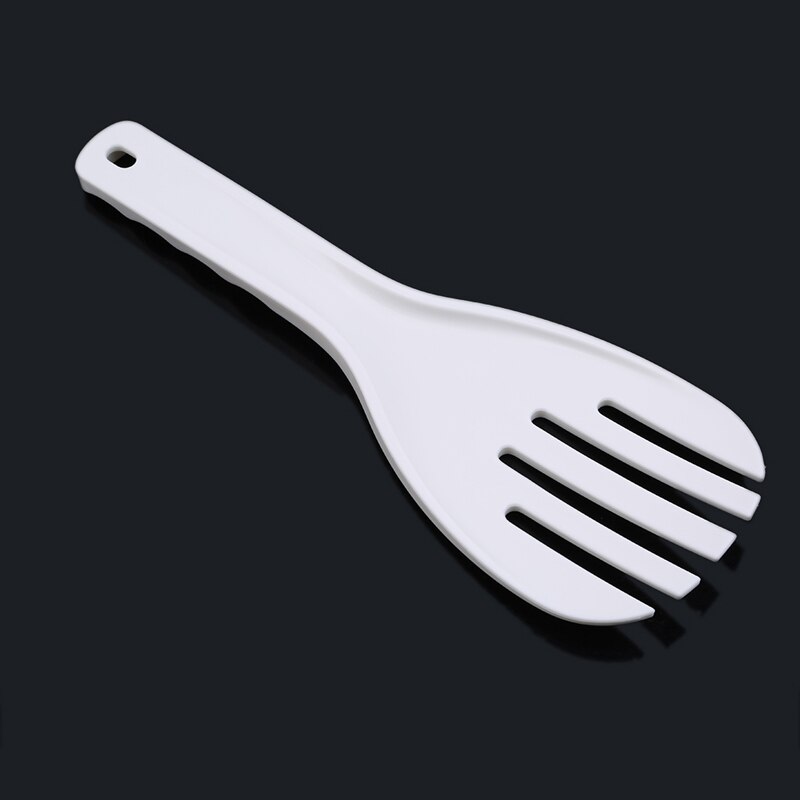 Paleta de arroz blanco de plástico, cuchara de comida, utensilios de cocina antiadherentes, rollo de mano, cucharas, pala de arroz, suministros de cocina: Default Title