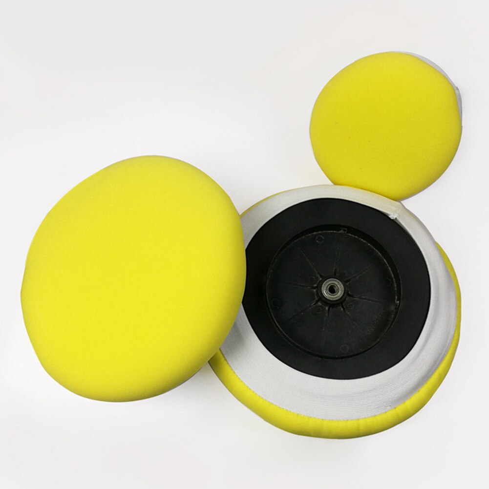 Limpieza pintura coche de quita y pon tapa pulidora suave accesorios Anti-rayado encerado suave esponja ajustable almohadilla de pulido