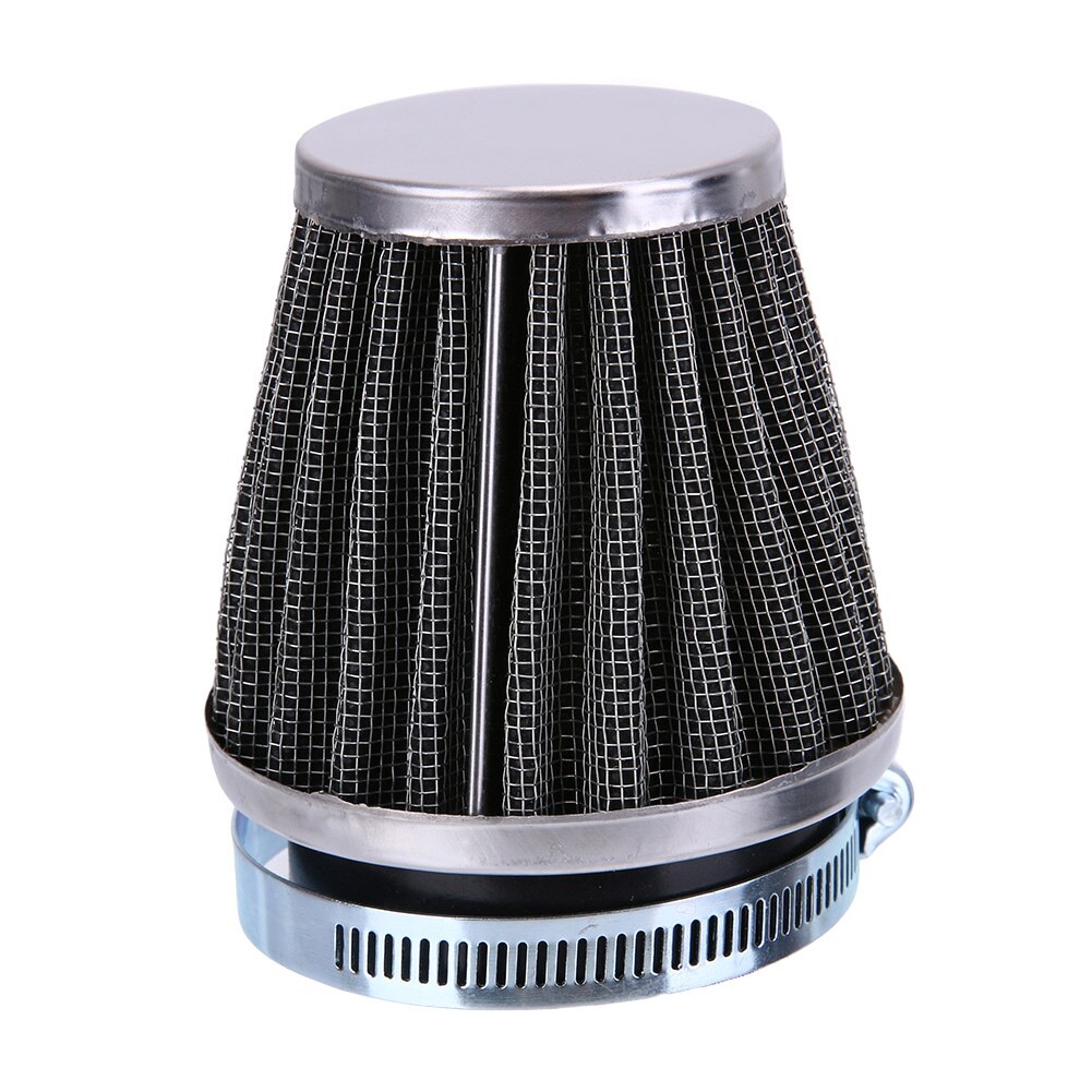 Filtre à Air de Scooter de filtre à Air de moto de gaze de filtre de filet en acier de 54mm 2 couches pour Harley Yamaha Honda Suzuki