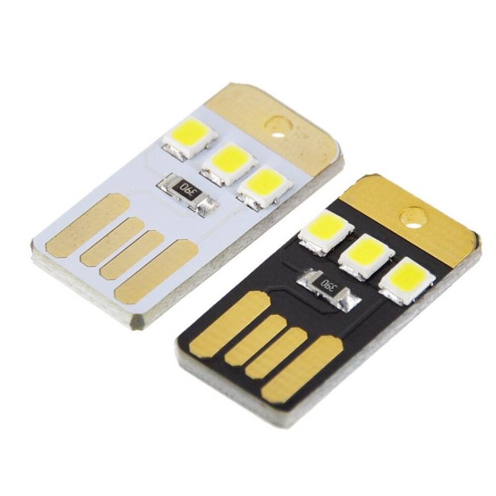 5 Pcs Mini Usb Power Led Light Night Camping Eqpment Voor Low Power 2835 Chips Pocket Card Lamp Geschikt Voor camping Verlichting