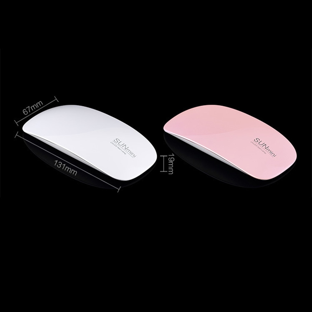 6w mini uv led negletørrer usb drevet manicure gel lak hærdningslampe neglesalon neglelampe lak hærdende bagelys