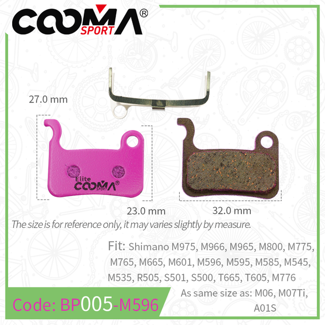4 Pairs 8 PCS Ceramic Bicycle Brake Pads for SRAM Avid Shimano Magura Hayes Formula Hope ZOOM JAK Bike Caliper: Orange