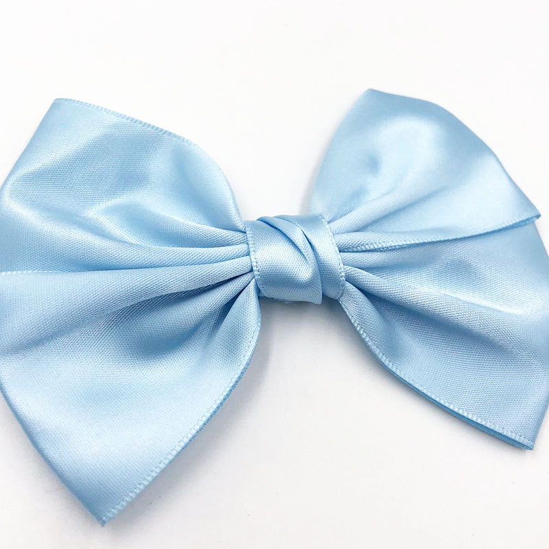 10 Uds. De decoración de boda de satén, apliques de costura, ramillete, lazo grande A156