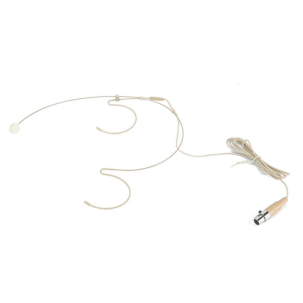 Doppel Ohrbügel Headset Mikrofon Omnidirektionale Kondensator Patrone Mic Für Konferenz Headworn Mikrofon Für Shure Wireless